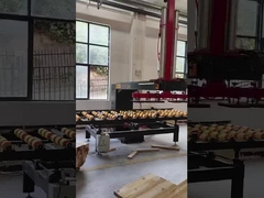 Linea di montaggio automatizzata per la produzione di legno