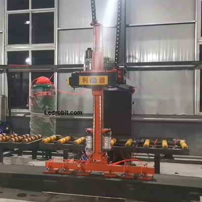 Macchina di carico e scarico personalizzata a controllo PLC con arresto di emergenza