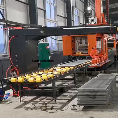 Sistema di carico e scarico di lastre di pietra attrezzature di lavorazione industriale automatiche
