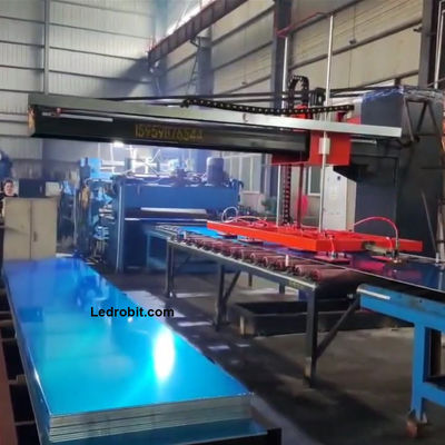 Macchina palletizzatrice a pavimento con servomotore palletizzatore robotico personalizzabile