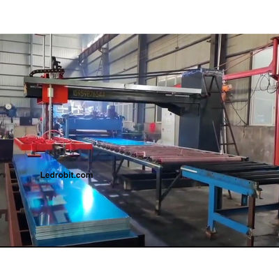 Palletizzatore industriale compatto a pavimento in marmo con direzione di trasporto personalizzabile