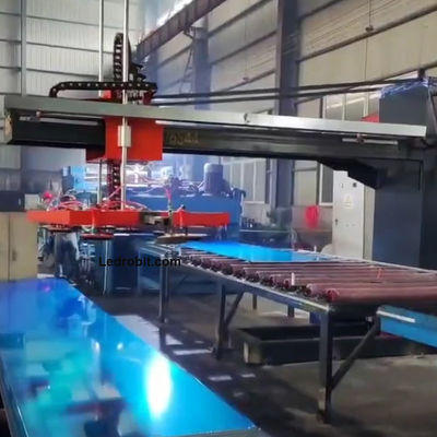 Macchina di palletizzazione semplificata Macchina di manipolazione di cartoni di gesso Installazione del pavimento personalizzabile