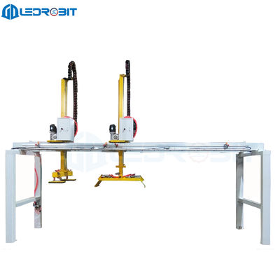 Controllo PLC di un impianto automatico di stacking per separatori di pallet per mattoni di cemento