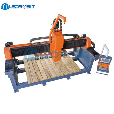 Macchina per lucidatura CNC a visione ad alta precisione con posizionamento automatico basato su visione e doppio asse Y per la fabbricazione di pietre 3200 X 1500 mm